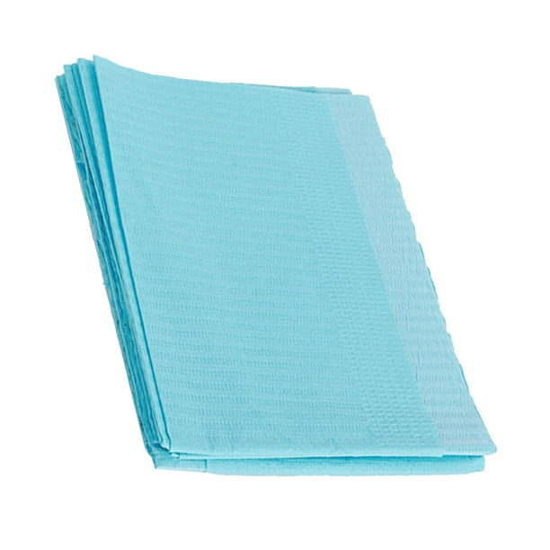 Baberos Dentales, Baberos Desechables Para Tatuajes, 125 Piezas Baberos Dentales Desechables Belleza De Uñas A Prueba De Fugas Hojas De Suministros Dentales Desechables Para Pacientes(azul)