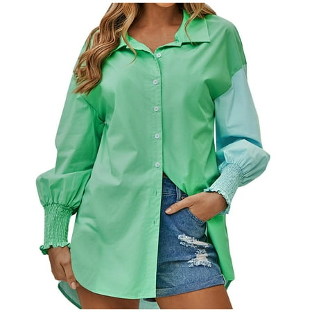 

ZHAGHMIN Off The Shoulder Tops For Women Women S Silk Button Shirts Long Sleeve Slim Fit Casual Satin Blouses Scrub T Shirts For Women Tops For Women Casual Button Up Women Tie Shirts For Women