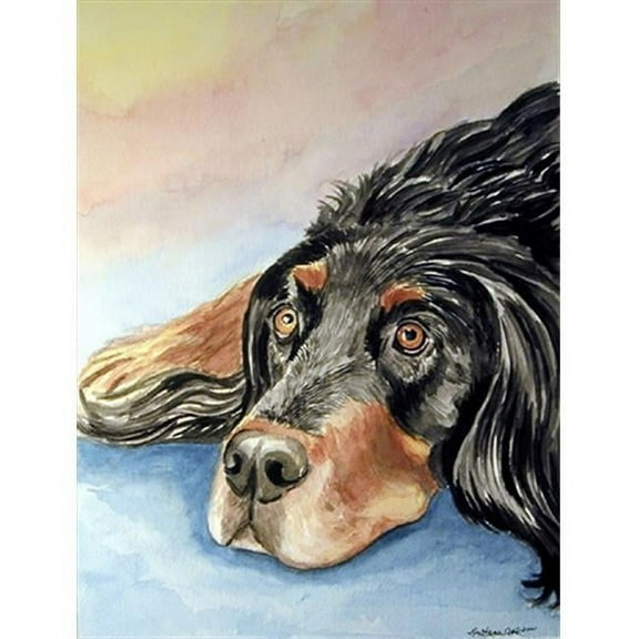 Gordon Setter Flag Garden Size