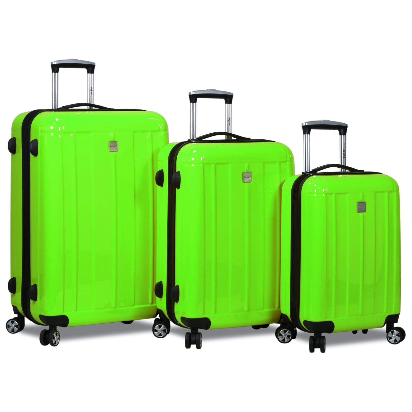 Dejuno Contour 3 Piece Hardside Spinner TSA Lock Luggage Set