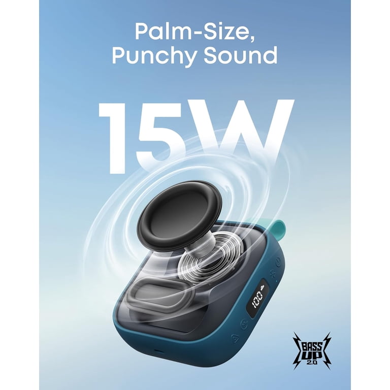 Soundcore, Portable Bluetooth Speaker, 15W Punchy Sound, 24H