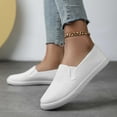 thumbnail image 2 of Shoes for Women,Casual Shoes Fashionable Unisex On Lace Up Flat Comfortable Canvas Sneakers For Daily Wear With Jeans And Casual Pants,Walking Shoes(Size:8.5), 2 of 9