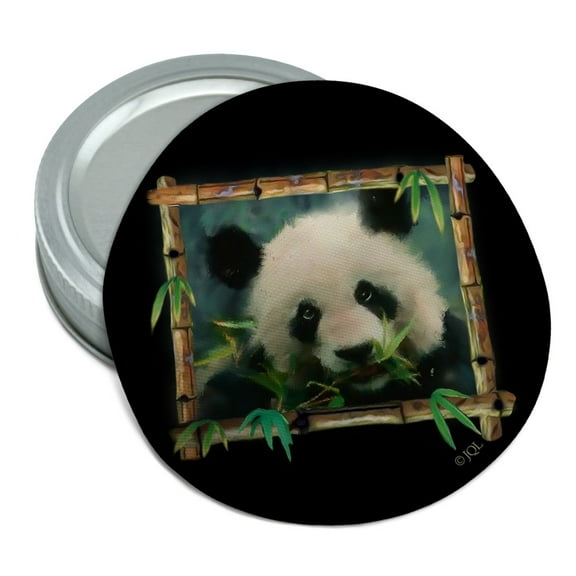 Panda Bear Bamboo Round Rubber Non-Slip Jar Gripper Lid Opener