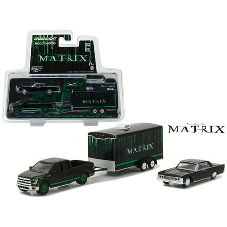 2015 Sienna Trailer Hitch 2015 Ford F-150, 1965 Lincoln Continental Black w/ Trailer The Matrix Movie (1999) Hollywood Hitch&Tow 4 1/64 Greenlight ()