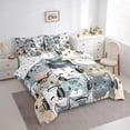 thumbnail image 3 of Castle Fairy Kids Teens Cartoon Cats Twin Bedding Sets,Cute Animal Bedding Comforter Set, 3 of 8