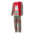 thumbnail image 3 of TSEXIEFOOFU Parent-Child Christmas Nightclothes, Long Sleeve Christmas Bear Print Tops Trousers Suit / Romper, 3 of 9