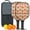 Pioneer Flower Floral-1, variant on Pickleball Paddles Set,Pioneer Flower Floral Print Pattern Fiberglass Surface Pickleball Racket Set with 2 Indoor Outdoor Pickleball Balls and Pickleball Bag,Pickle-ball Equipment