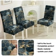thumbnail image 4 of Chair Covers for Dining Room Set of 4, Stretch Dining Chair Cover 4 Pieces, Washable Kitchen Parsons Chair Slipcovers 4 Pack, Removable Seat Protector for Home and Party, 4 of 6