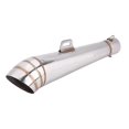 thumbnail image 2 of Stainless Steel Motorcycle Universal Exhaust Tail Pipe Muffler Tailpipe Tip, 2 of 4