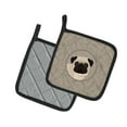 thumbnail image 2 of Caroline's Treasures Pug In the Kitchen Pair of Pot Holders, 2 of 3
