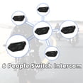 thumbnail image 3 of WAYXIN 1PC Motorcycle Helmet Intercoms 1200m BT Headset Wireless Interphone Waterproof Support Hands-Free Calls Auto-Answer, 3 of 7