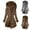 A79 Brown, variant on Long Down Jacket Women with Hood Fleece Lined Warm Thick Winter Coats Sherpa Hooded Full Zip Heavy Quilted Jacket with Pockets Outerwear Cold Weather Jackets, Wine L