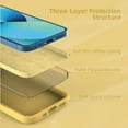 thumbnail image 5 of Compatible with iPhone 13 Mini Case, Liquid Silicone Gel Rubber Cover with Microfiber Lining, Full Body Drop Protection Phone Case for iPhone 13 5.4 Inch(2021), Yellow, 5 of 13