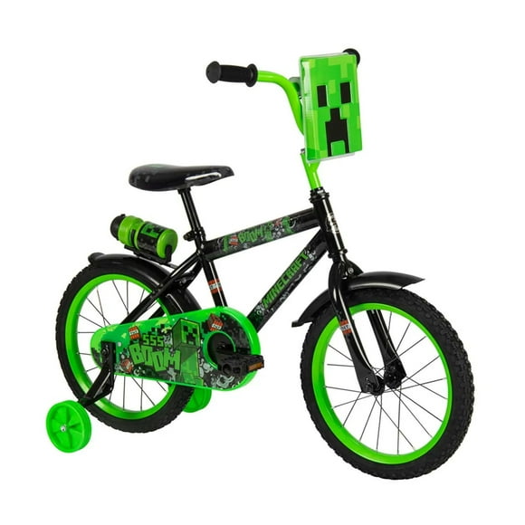 Bicicleta Infantil Huffy Minecraft Rodada 16 Para Niños