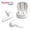 White, variant on Final Sale: HearingAssist STREAM Rechargeable Full Streaming BTE Kit Gray (2pc) - No Returns