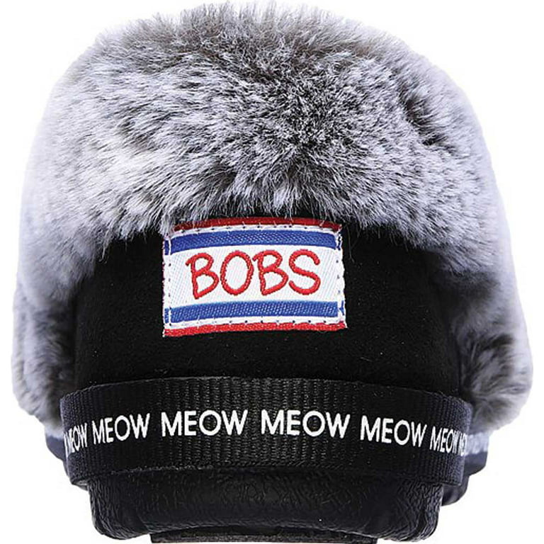 Skechers Women's BOBS for Dogs Too Cozy Meow Pajamas Faux Fur A