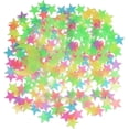 thumbnail image 1 of Pegatinas de pared de estrellas luminosas en la oscuridad para el techo, autoadhesivas, paquete de 200 pegatinas luminosas 3D de estrellas y luna para habitación infantil, crea un cielo, 1 of 5