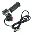 thumbnail image 4 of 2X 36V Electric Bicycle Scooter Speed Throttle Grip LCD Display with Switch Twist Throttle Accelerator Handlebar Grip, 4 of 7