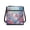 Axolotl Coral, variant on Water Wave Wolf Print PU Leather Crossbody Handbag for Women Fashion Shoulder Purse Bag Satchel Lightweight Multiple Pockets Bag with Zipper for Daily Use Business
