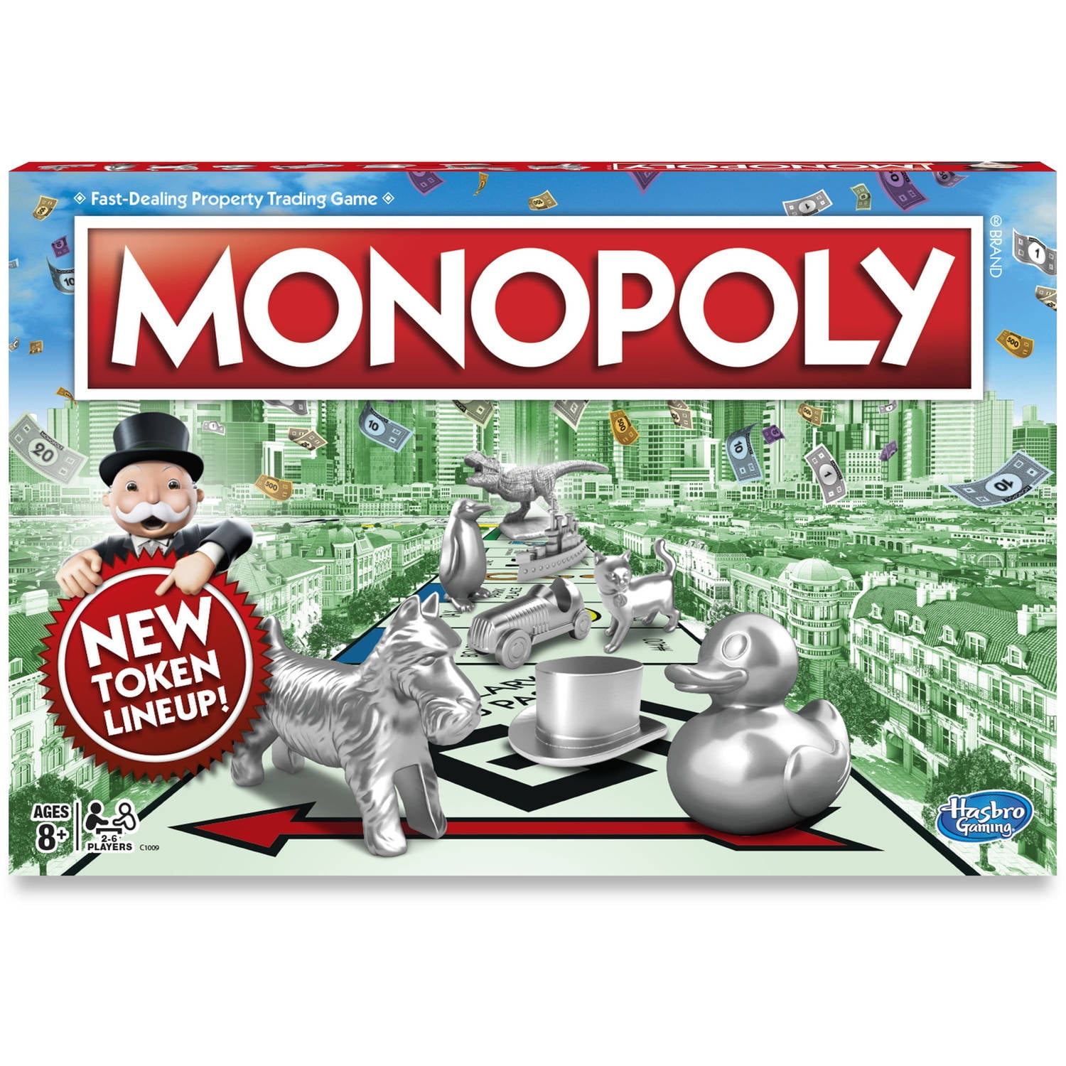 Monopoly Game, Classic Family Board Game for 2 to 6 Players