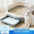 thumbnail image 7 of PETRIBE Cat Litter Pee Pads, Fresh Scent, Odor Control, Universal Fit for Litter Box, Thickened 6-Layer Super Absorbent, 16.9in x 11.4in, 40 Count, 7 of 7
