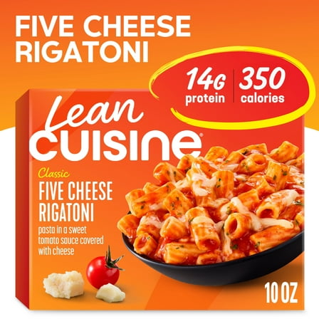 Lean Cuisine Five Cheese Rigatoni Microwave Meals for Lunch or Dinner, 10 oz (Frozen)