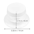 thumbnail image 2 of OUNONA 2pcs RV Plumbing Vent Cap Replacement White for Travel and Camping Environments, 2 of 8