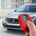 thumbnail image 3 of Honda Civic Key Fob Cover,Compatible with 2022 New Honda Civic Accord Sport SI EX EX-L Touring key Fob Silicone TPU Protective Case Holder Shell wih Keychain, 3 of 6