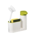 thumbnail image 2 of Caja de almacenamiento con dispensador de jabón, caja de distribución de estropajo multifuncional, organizador de fregadero de cocina y baño minimalista, 2 of 5