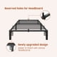 thumbnail image 4 of Base de Cama de Plataforma de Metal Resistente - Tamaño Twin, 10 Pulgadas de Alto, Soporte de Listones de Acero, No Se Necesita Box Spring, Silenciosa y Resistente, Almacenamiento Debajo de la Cama,, 4 of 23