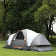 thumbnail image 5 of Terrui 2 Person White And Brown Pop Up Tent TER-LTT245WB, 5 of 7