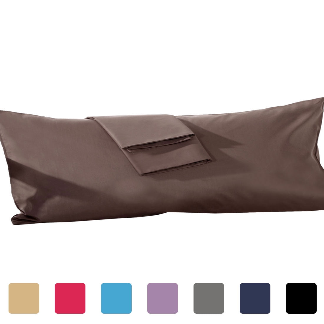 PiccoCasa SilkySoft Pillowcase Egyptian Cotton 1 Piece, Body (20"x 72