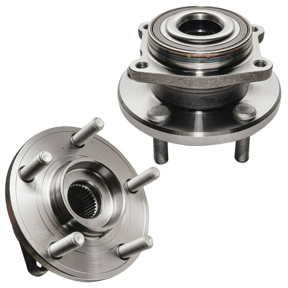 Detroit Axle - 2 Front Wheel Bearing Hubs for Dodge Avenger Caliber Chrysler 200 Sebring Cirrus, Wheel Bearing and Hubs Assembly Replacement Hubs Set Fits select: 2011-2013 CHRYSLER 200 TOURING