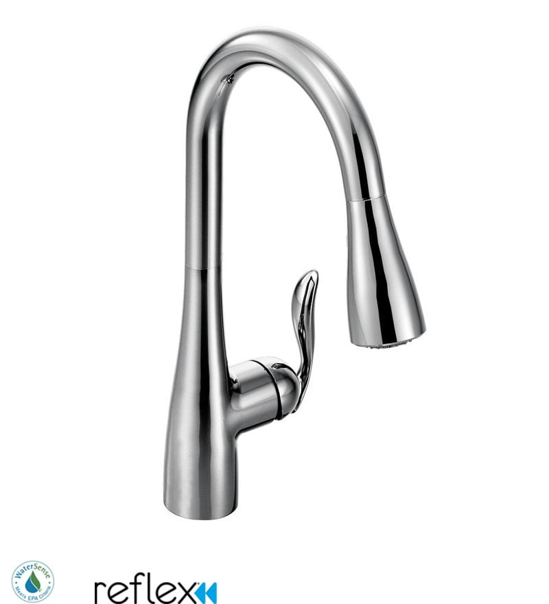 Moen 7594srs Arbor Single Handle Kitchen Faucet With Pullout Spray