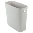 thumbnail image 6 of PBPBOX Household Slim Trash Can Light Grey Plastic Waste Storage for Bathroom and Kitchen, 6 of 8