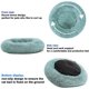 thumbnail image 4 of Cat Beds For Indoor Cats,20 Inch Round Donut Washable Cat Bed,fluffy Calming Self Warming Soft Donut Cuddler Cushion Pet Bed For Small Dogs Kittens,no, 4 of 4