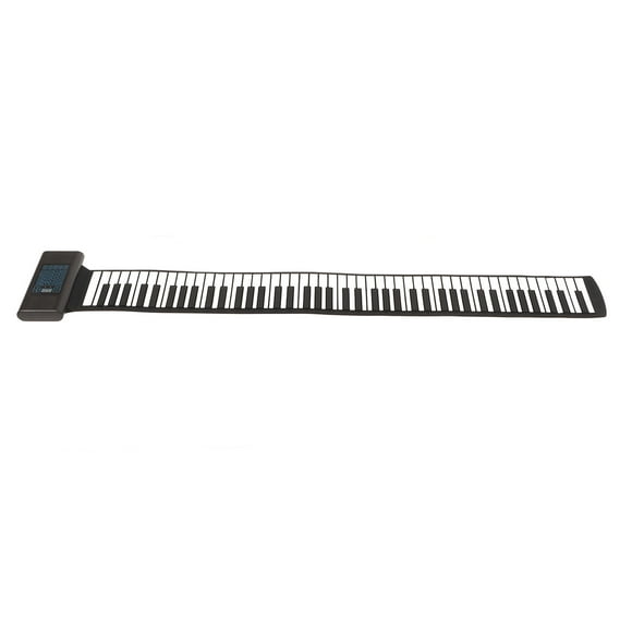 Piano con teclado enrollable digital, piano enrollable de 88 teclas, piano portátil con acabado de lujo