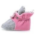 thumbnail image 6 of Anti-Slip Sole, Fleece Baby Booties, Newborn Home Booties, Sweat Proof Organic Cotton Lining, Gray Pink, 6 of 7