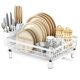 thumbnail image 1 of Dish Drainer Compact Dish Rack for Kitchen Countertops, 1 of 5