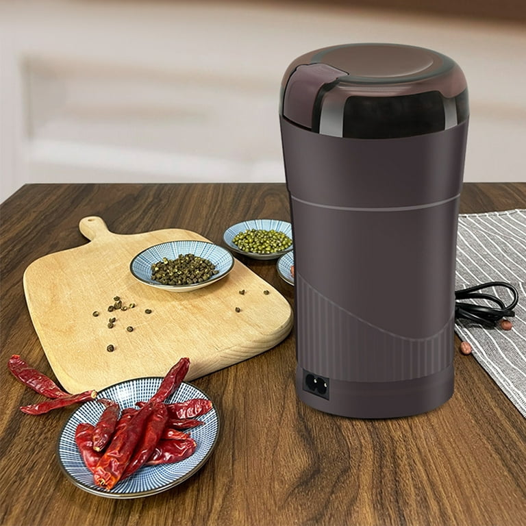 Tiitstoy Coffee Grinder Electric,200W Powerful Spice Grinder, Grinder Herb Grinder Coffee Beans Grinder Electric for Spices,Herbs,Nut with Brush, Size