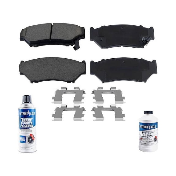 Front Brake Pad Set - Compatible with 1998 - 2004 Chevy Tracker 4-Door 1999 2000 2001 2002 2003
