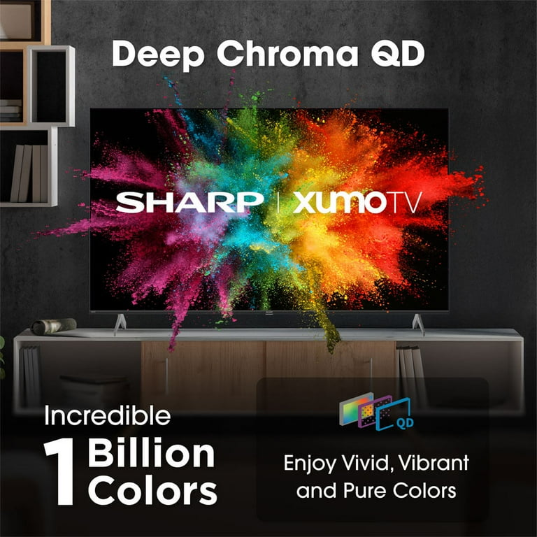 Sharp 4TC55HP7050U 55 inch Class Aquos QLED 4K Ultra HD Xumo Smart