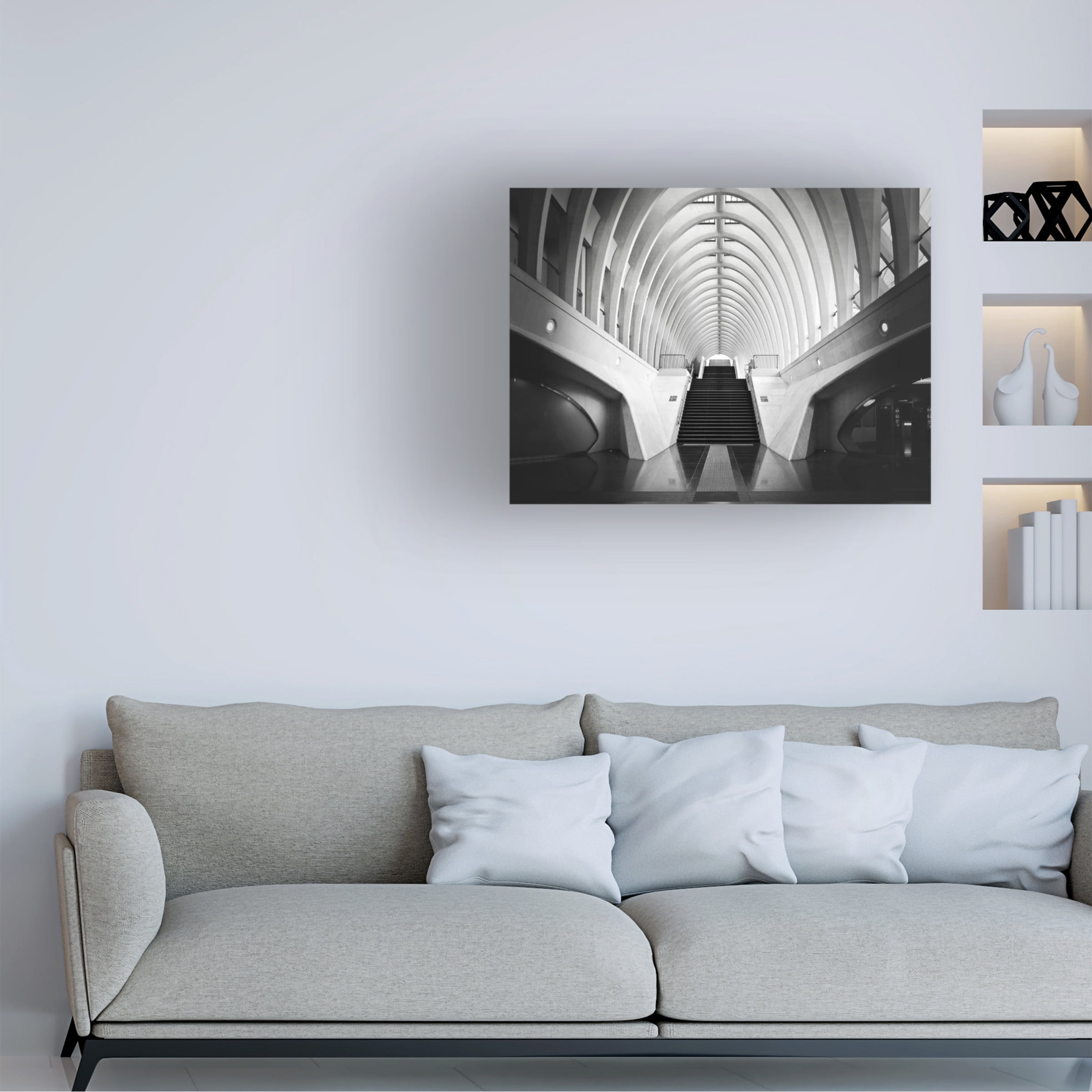 Henk van Maastricht 'Station 2' Canvas Art