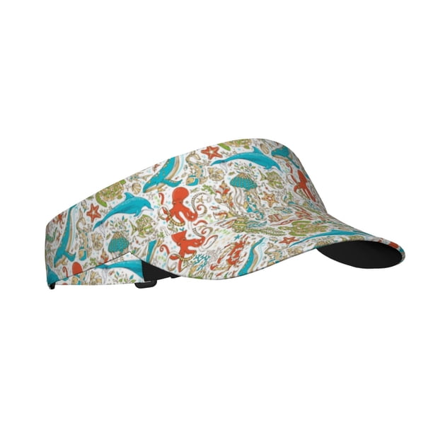 Balery Sea Animal Gorra deportiva con visera ajustable para mujer y hombre (talla única)