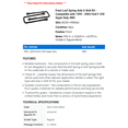 thumbnail image 2 of Front Leaf Spring Axle U-Bolt Kit - Compatible with 1999 - 2004 Ford F-250 Super Duty 4WD - Dorman, 2 of 2