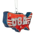 thumbnail image 3 of Northlight 4.25" Americana USA Glass Christmas Ornament, 3 of 5