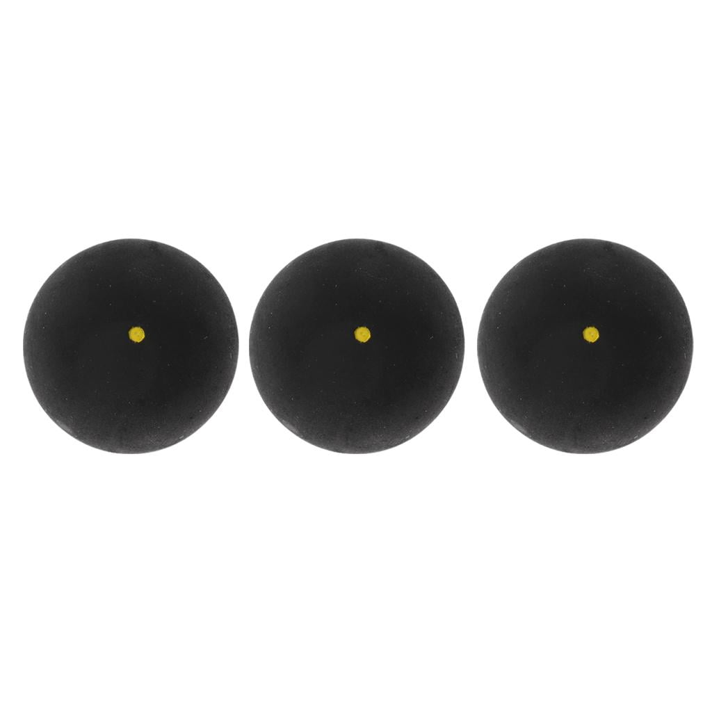 Squash Balls Pack of 3 Professional Single Yellow for Activity Game
