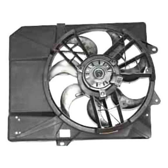 Radiator Fan Assembly - Compatible with 1997 - 2003 Ford Escort 2.0L 4-Cylinder 1998 1999 2000 2001 2002