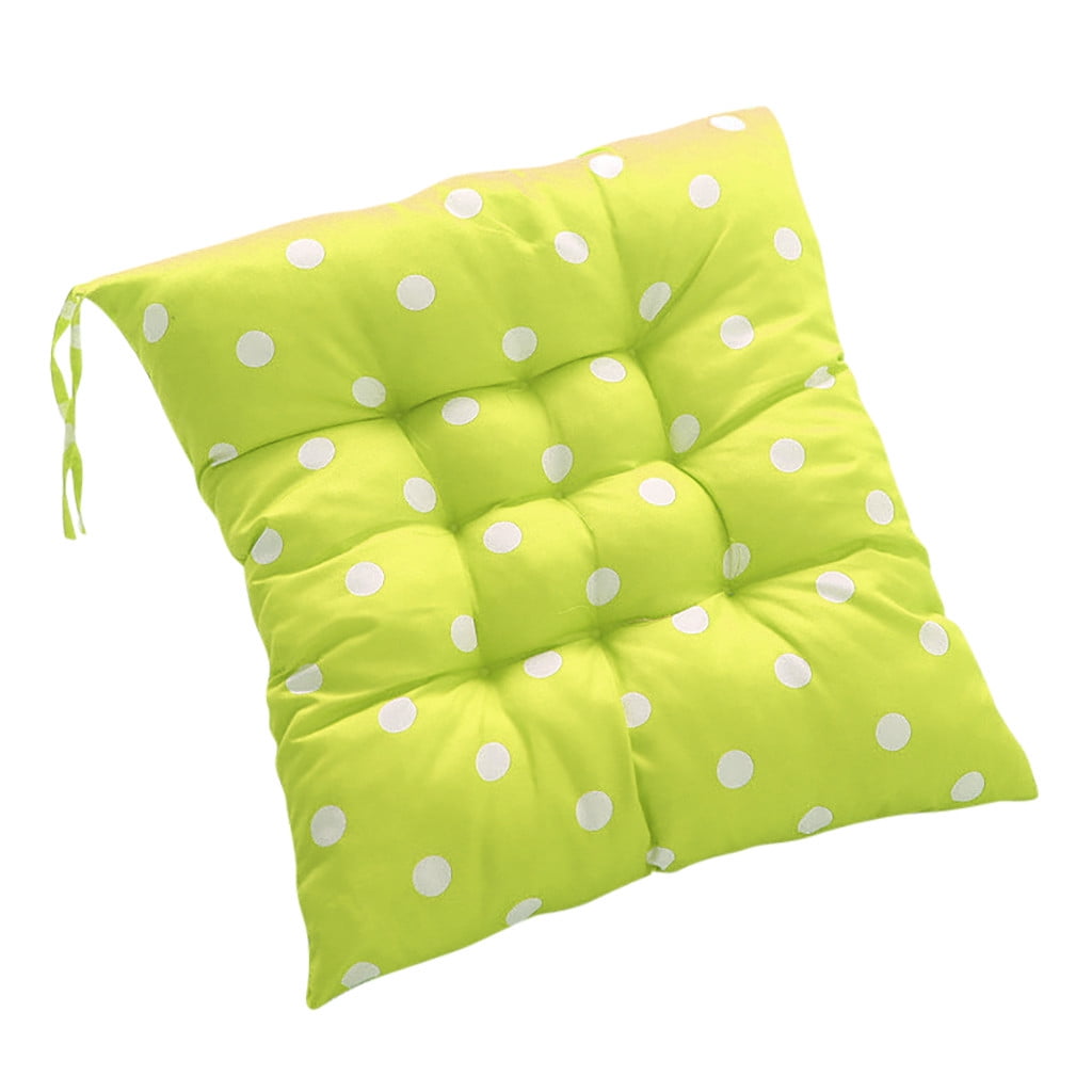 Patio Office Dining Room Soft Chair Seat Pad Square Polka Dot Cushion Home Decor 