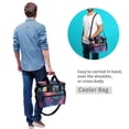 thumbnail image 4 of FORMRS Insulated Cooler Bag 24 Cans Capacity Soft Leakproof Lunch Box with Side Pockets, Space Astronaut, 4 of 7